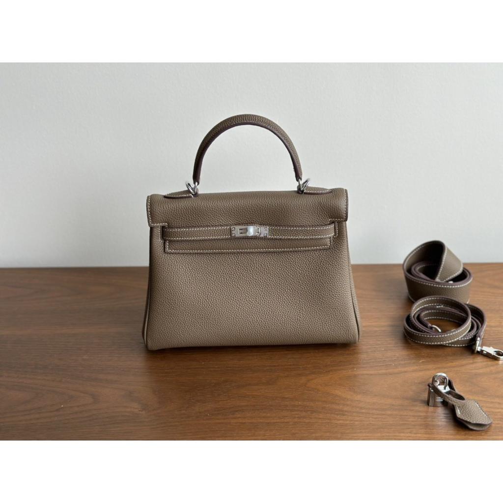 Kazilan Kelli Togo skóra klasyczna modna torebka Kelly wysoki styl na ramię listonoszka torebka damska