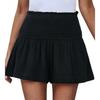 Elegant Women's Casual Summer Wide Leg Shorts Breathable Solid Color Large Size Ladies Fashion Shorts