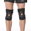 Sports Knee Brace with Spring Silicone Gasket Strap Compression for Mountaineering Running and Summer Meniscus Protection
