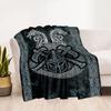 Viking Warrior Emblem Blankets Are Suitable for Living Rooms,making Them an Ideal Choice for Outdoor Travel and Gifts.