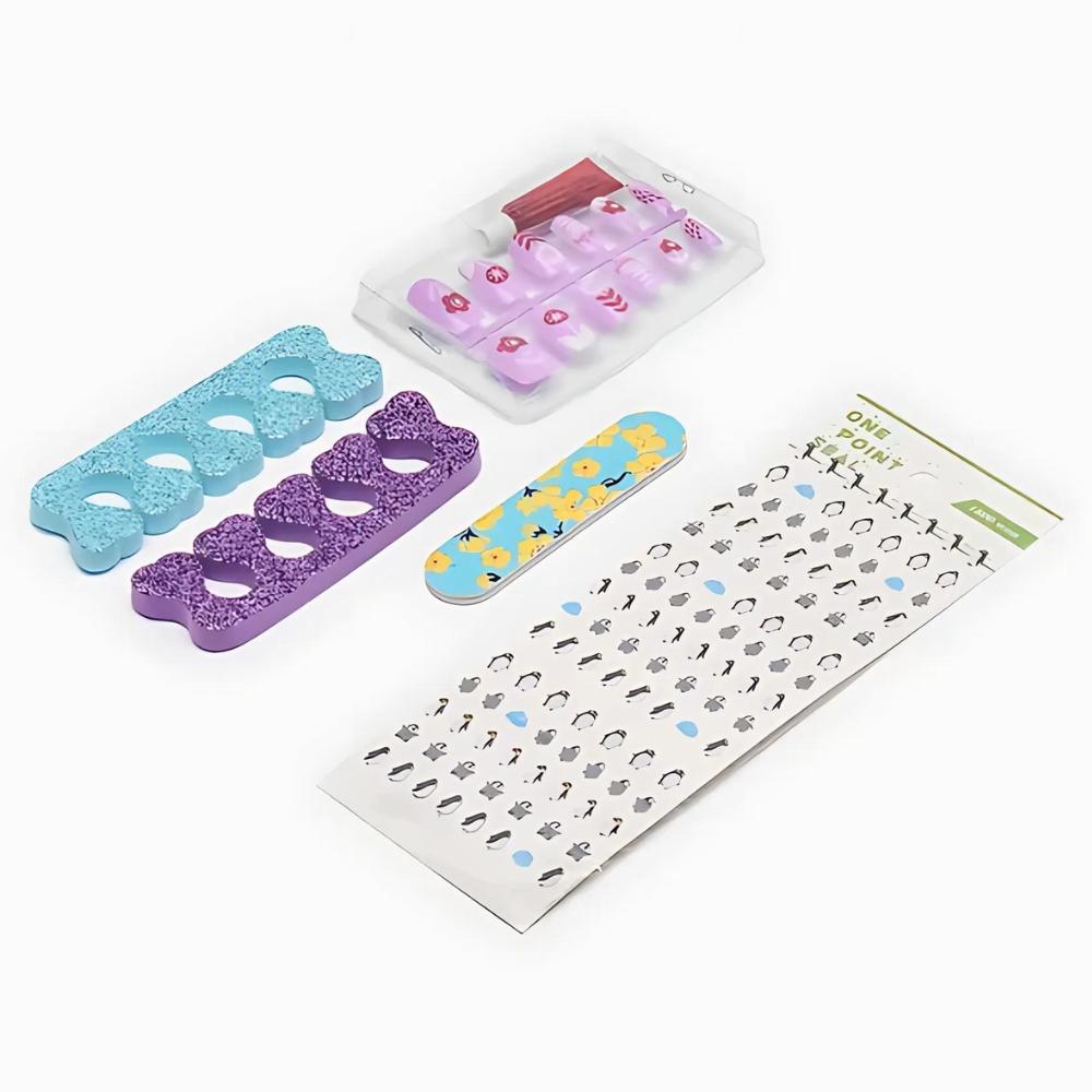 Makeup kit nail lamp gift for children girls 10 years old