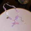Acrylic bear bow love smiley face bracelet light luxury high sense fashion versatile bracelet temperament jewelry women