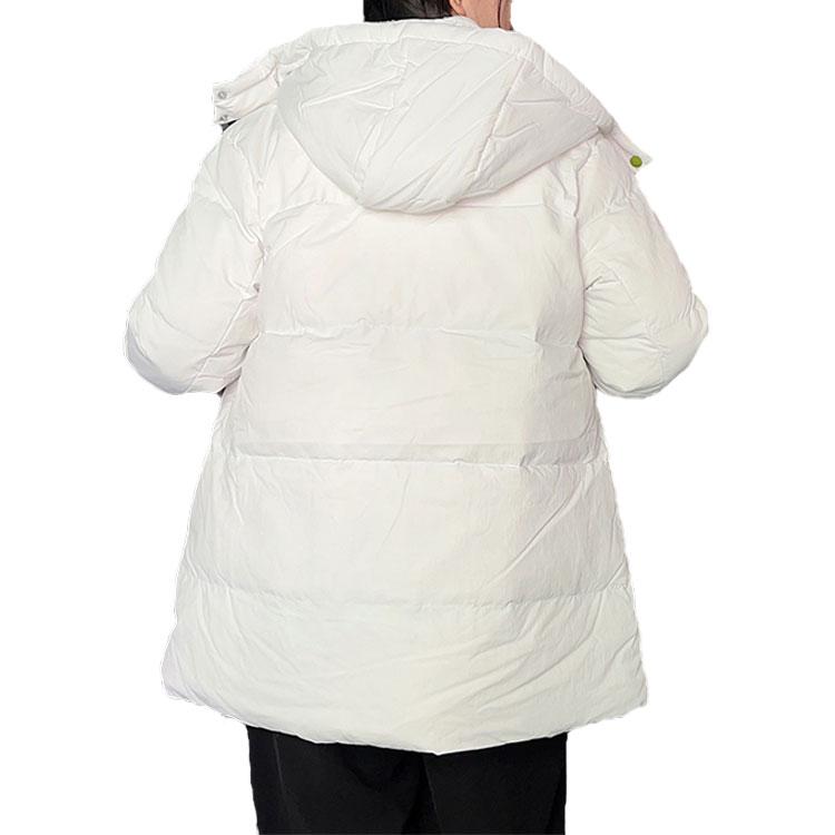 Converse Down Jackets Women's White Hooded Moderate Other 10023712-A02