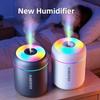 180ML Mini USB Air Humidifier & Aroma Diffuser, Essential Oil Purifier with LED Lights for Car Home Bedroom, Portable