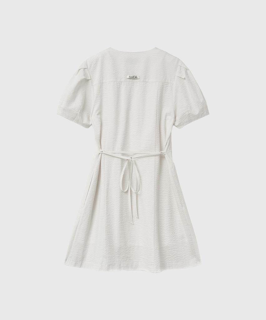 General Idea Voluminous Mini Dress [Ivory] / Gf2Lop511