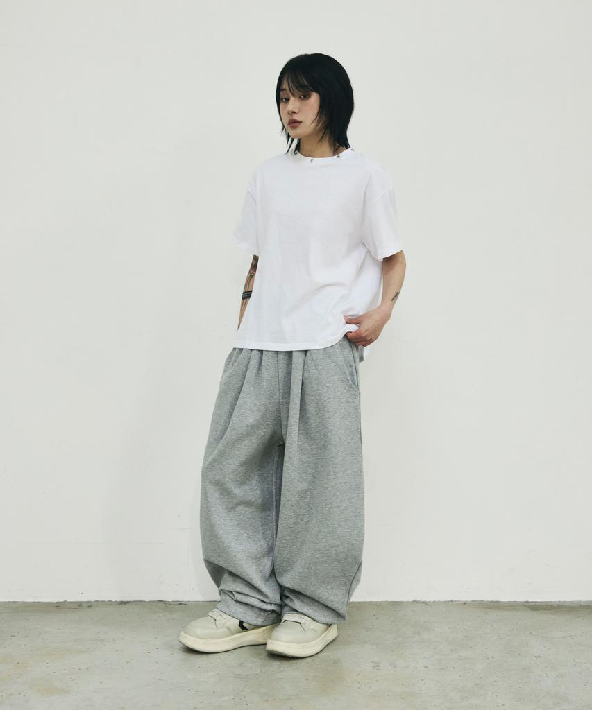 SCALLYWAG Summer 88 Crossbody Patch Sweatpants [Grey]