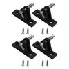 Boat Shade Top Mounting Bracket Bimini Top Deck Hinge with Quick Release Pin and Screws for Marine Awning Repair
