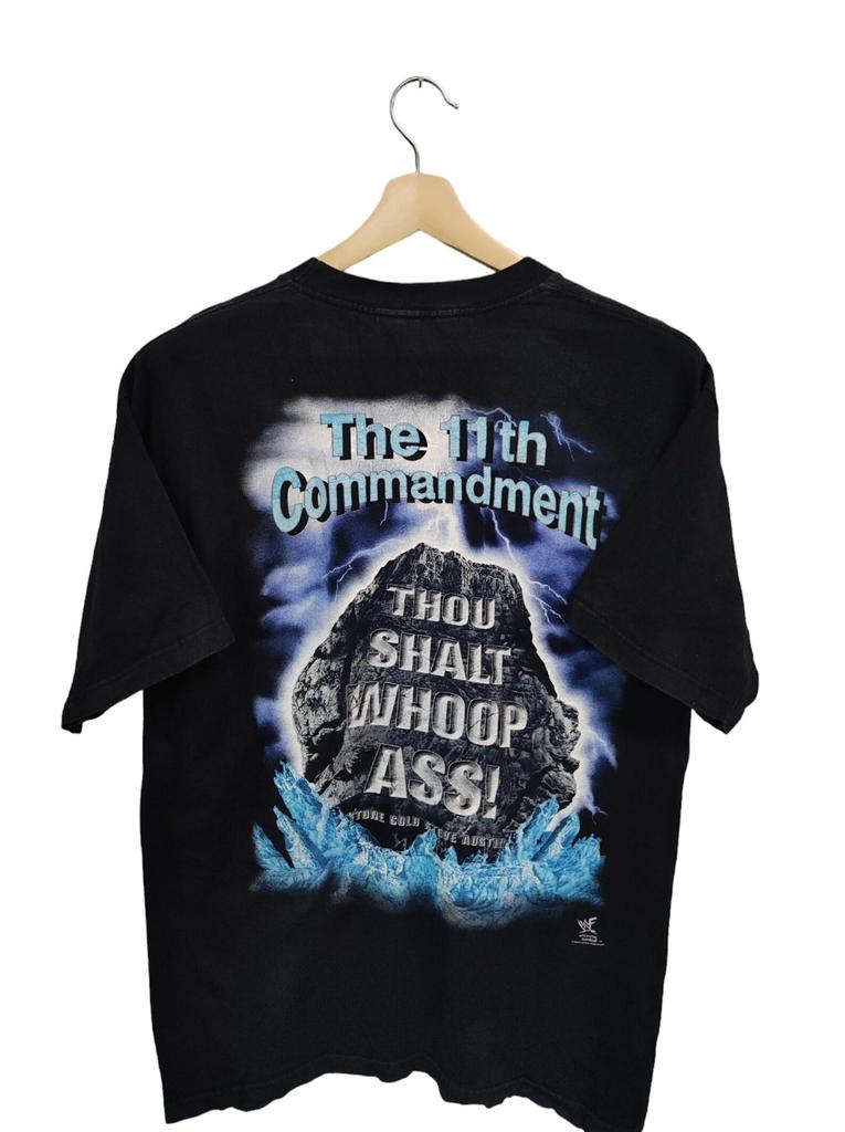 Vintage 1998 Stone Cold Steve Austin the 11th Commandment Stone Cold 3:16 Wrestling T-Shirt S / 90s / Streetwear Fashion / WWE Sz L