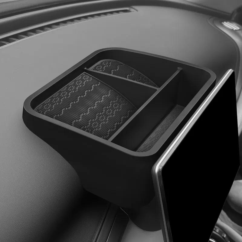 For BYD ATTO3 ATTO 3 YUAN PLUS 2025 2026 Central Control Screen Rear Storage Box Dashboard Tray Car Interior Accessories
