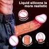 Remote Control Realistic Thrusting Dildo for Women Liquid Silicone Anal Big Penis With Suction Cup Skin Feeling Vibrator Sex Toy