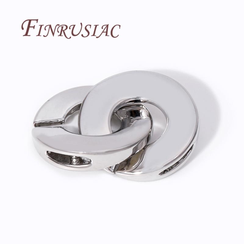 2/4Pcs 18K Gold Plated Necklace Clasp Connectors,Clasps For Jewelry,DIY Jewelry Making Supplies,Bracelets Accessories