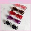 Womens Square Pc Sunglasses With Gradient Lenses For Festivals And Casual Wear
