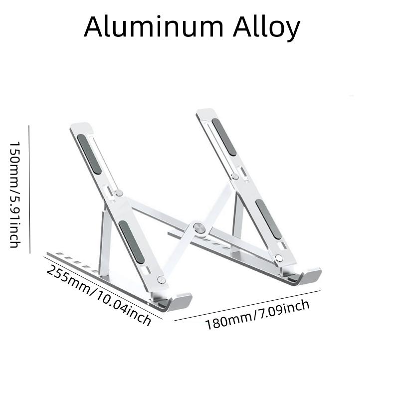 Adjustable Laptop Stand Riser Foldable Portable Ventilated Cooling Notebook Mount Computer Stand
