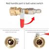1/4 Quick - Plug Rod  Brass&Stainless, Multiple Angles&Sizes, High - Pressure - Comparable for Car Wash, Yard Clean&More