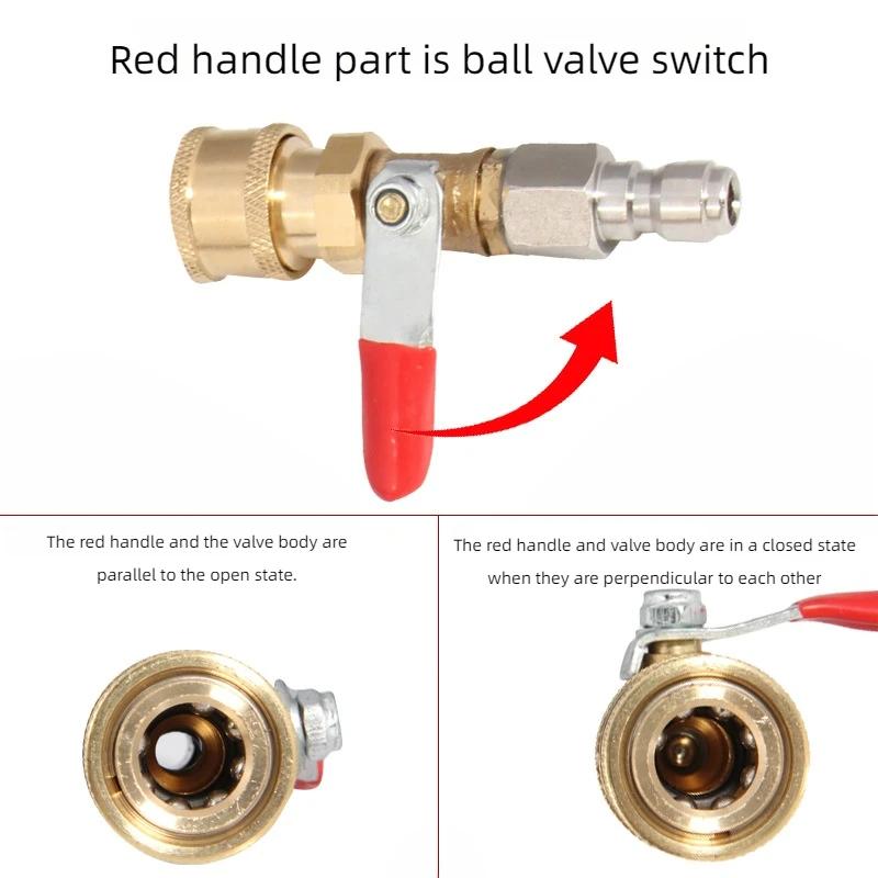 1/4 Quick - Plug Rod Brass&Stainless, Multiple Angles&Sizes, High - Pressure - Comparable for Car Wash, Yard Clean&More