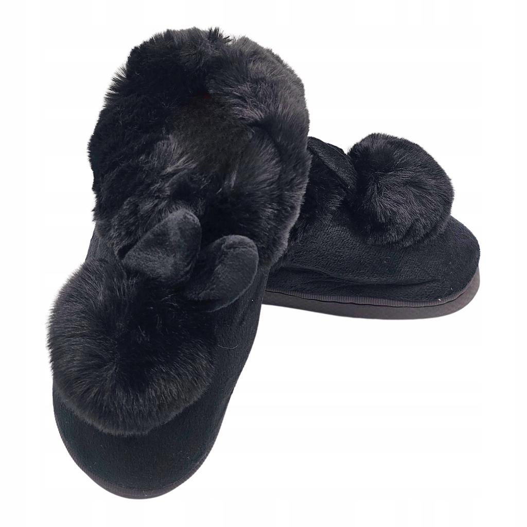 Winter Home Slippers With Ears Children Women's Warm Slippers S.38-39