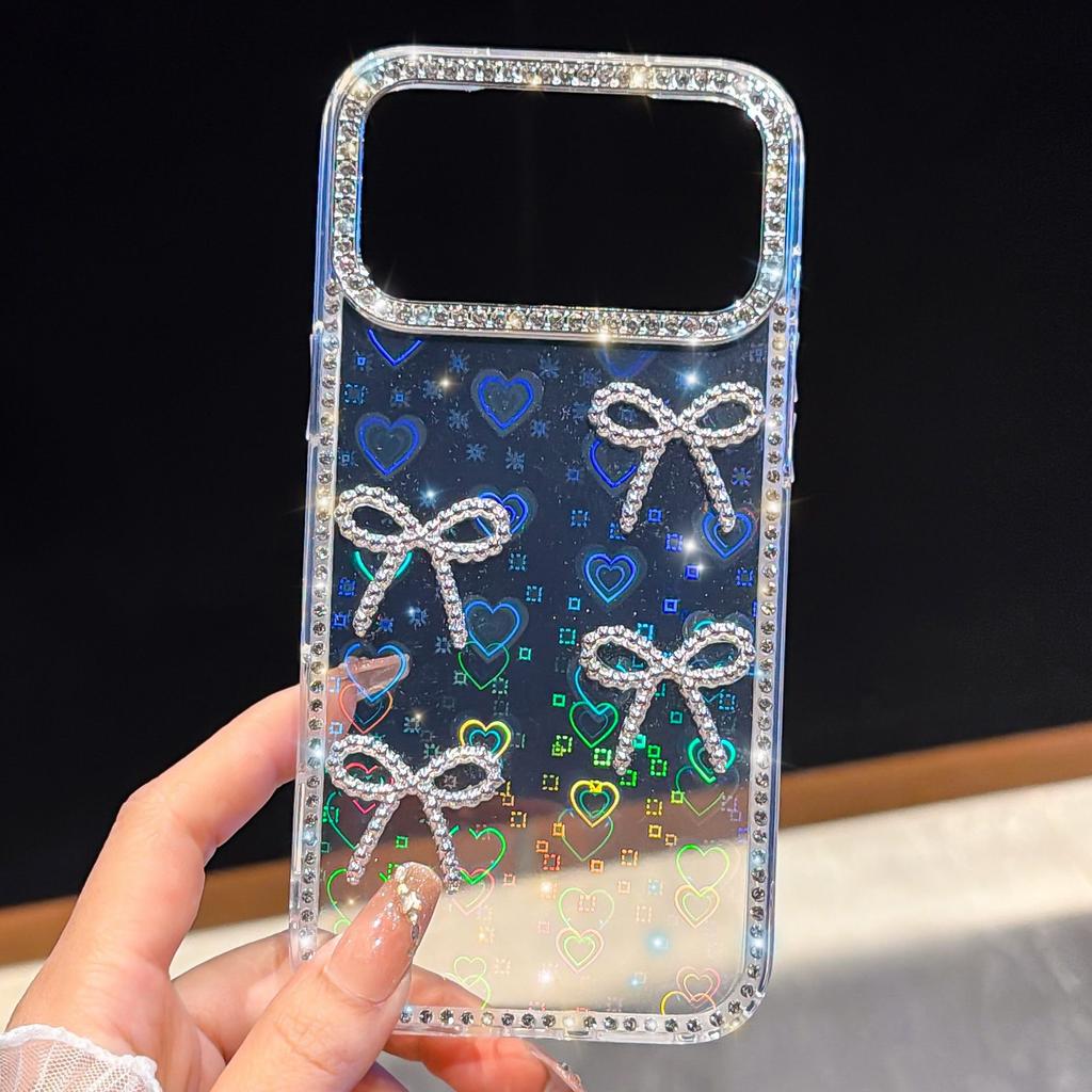 Apple 11 Pro Max Diamond Phone Case, iPhone 11E Bow, 11 Pro Protective Case Hard Case