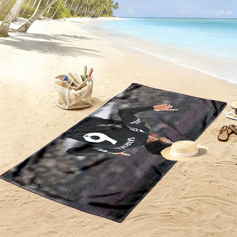 Gabriel Print Beach Towel, Large Soft Quick Dry Towel for Beach Camping Swimming