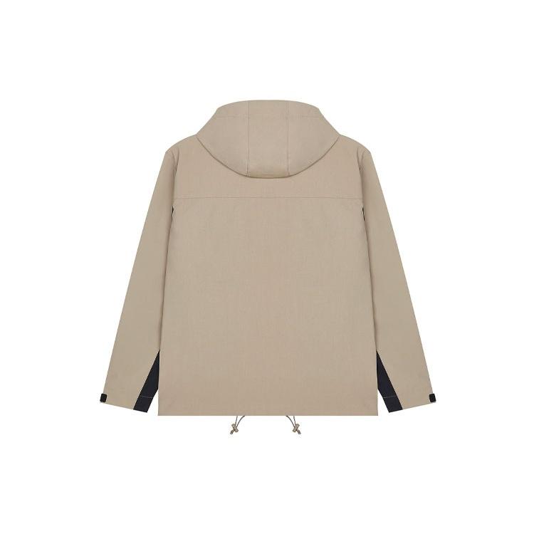 New Balance FW22 Hooded Windproof Jacket Asia Sizing 'Beige Black' Men's AMJ23320-DRI