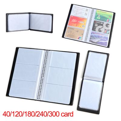 40/120/180/240/300 Cards ID Credit Card Holder Book Case Organizer Business Cards ID Credit Card Holder Case