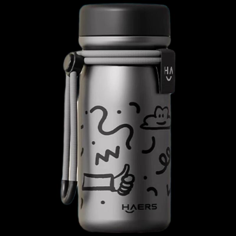 HAERS 360ml Portable Insulated Pocket Mug