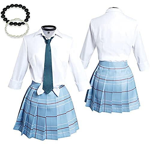 [Formemory] Sono Bisque Doll Wa Koi Wo Suru Cosplay, Kitagawa Marin Cosplay Costume, Kitagawa Marin Cosplay Uniform Set with Tie and Cosplay Props, Ac