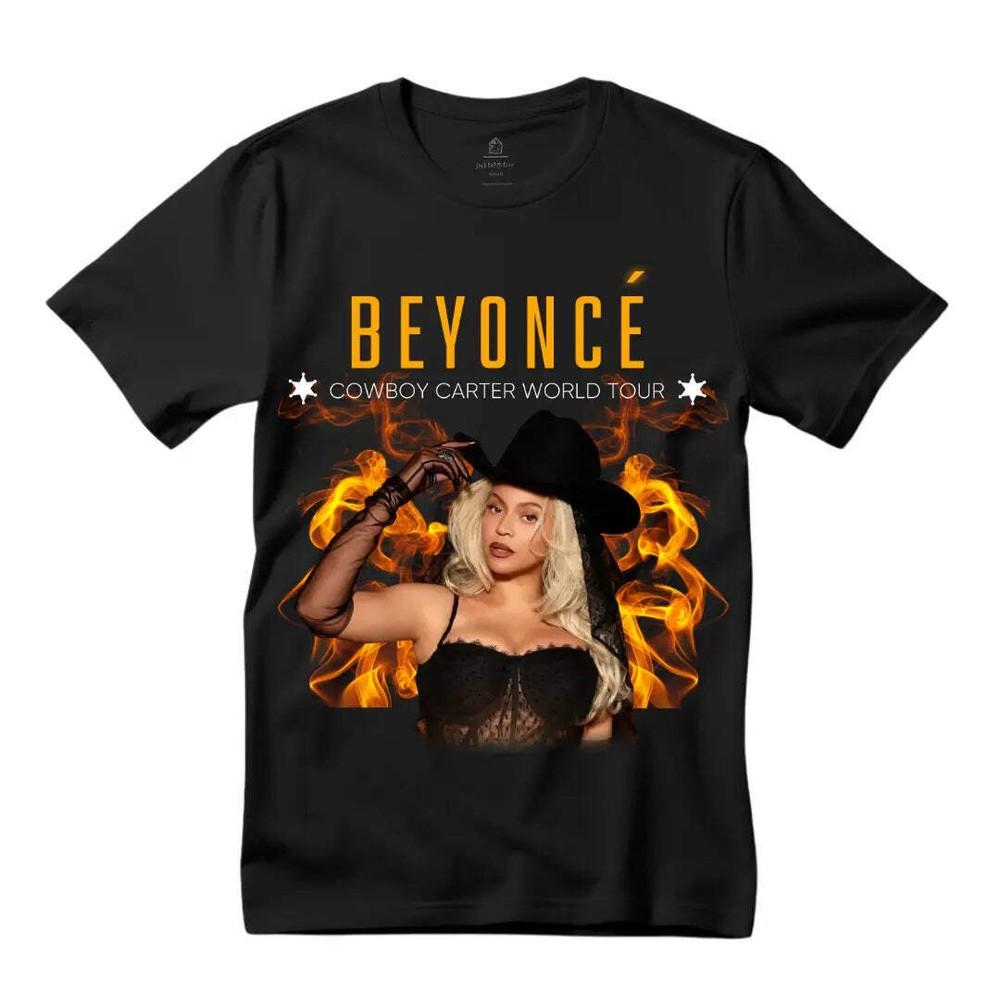 Cowboy Carter Concert ShirtLimited Edition Black Tee Unisex T-Shirt S