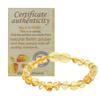 Ekte Baltic Amber Teething Armbånd Rå og ankel babyperler for bitringer