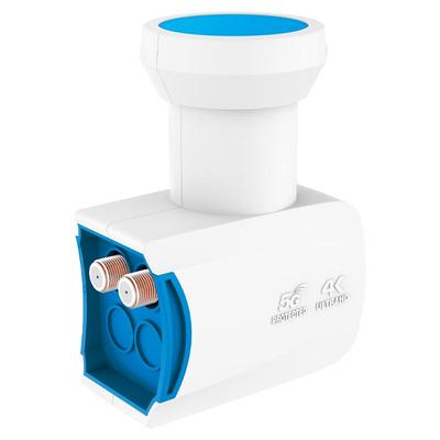 LNB Banda Ku Universal 4K Satélite UHD KOQIT Bajo Ruido LNB Plato LNBF 950-2150MHz DVB-S2X DVB-S2 LNB Digital Para Receptor de TV Satelital
