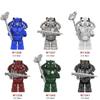 Latest Bos Game T60 Power Armor Army Officers Soldiers Figurine Machine Gun Model Construction Blocks Kids Toys Gifts Young Boys Girls Juguetes
