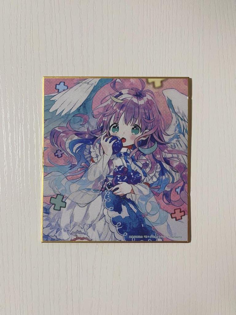 [USED] Anonymous delivery Chachagoma Exhibition Shikishi Art Book Release Commemoration