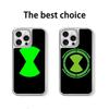 Ben 10 Classic Cartoon Pattern Phone Case for iPhone 16 15 14 13 12 11 Pro Max Sheepskin Silver-edged Protective Case