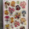 Set of Four Relief Stickers Pretty Guardian Sailor Moon Cartoon Anime Diy Phone Case Computer Birthday Gifts for Boys and Girls