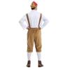 Cosplay Fancy Dress Halloween Party Costume Carnival Outfit Adult Men's Bavarian German Beer Festival Short Sleeve