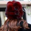 New Mink Hat Women's Winter Imitation Fur Fashion Earmuffs Hat Warm Middle-aged and Elderly Yurt Beret