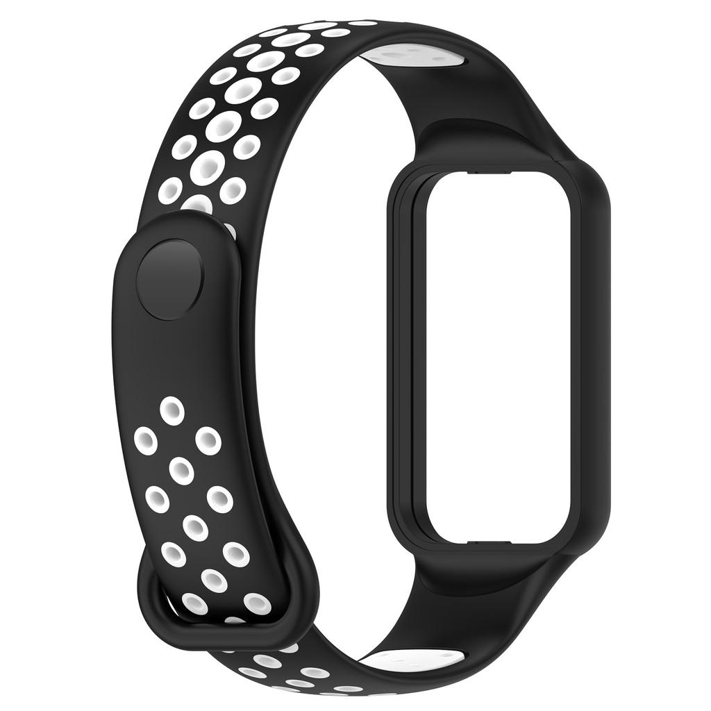 Řemínek pro Huami Amazfit Band 7 Vysoce kvalitní silikonový náramek Sportovní silikonový řemínek k hodinkám Nastavitelný náramek