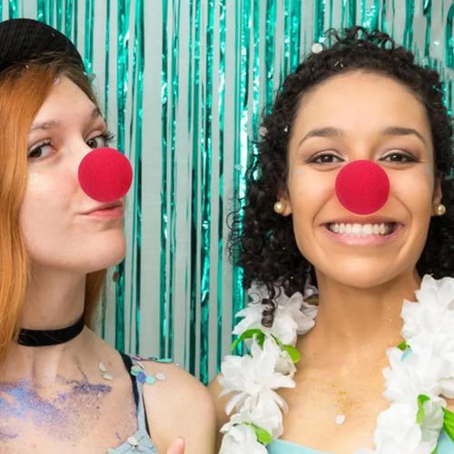 30 Pieces Red Sponge Clown Nose For Carnival Parties And C