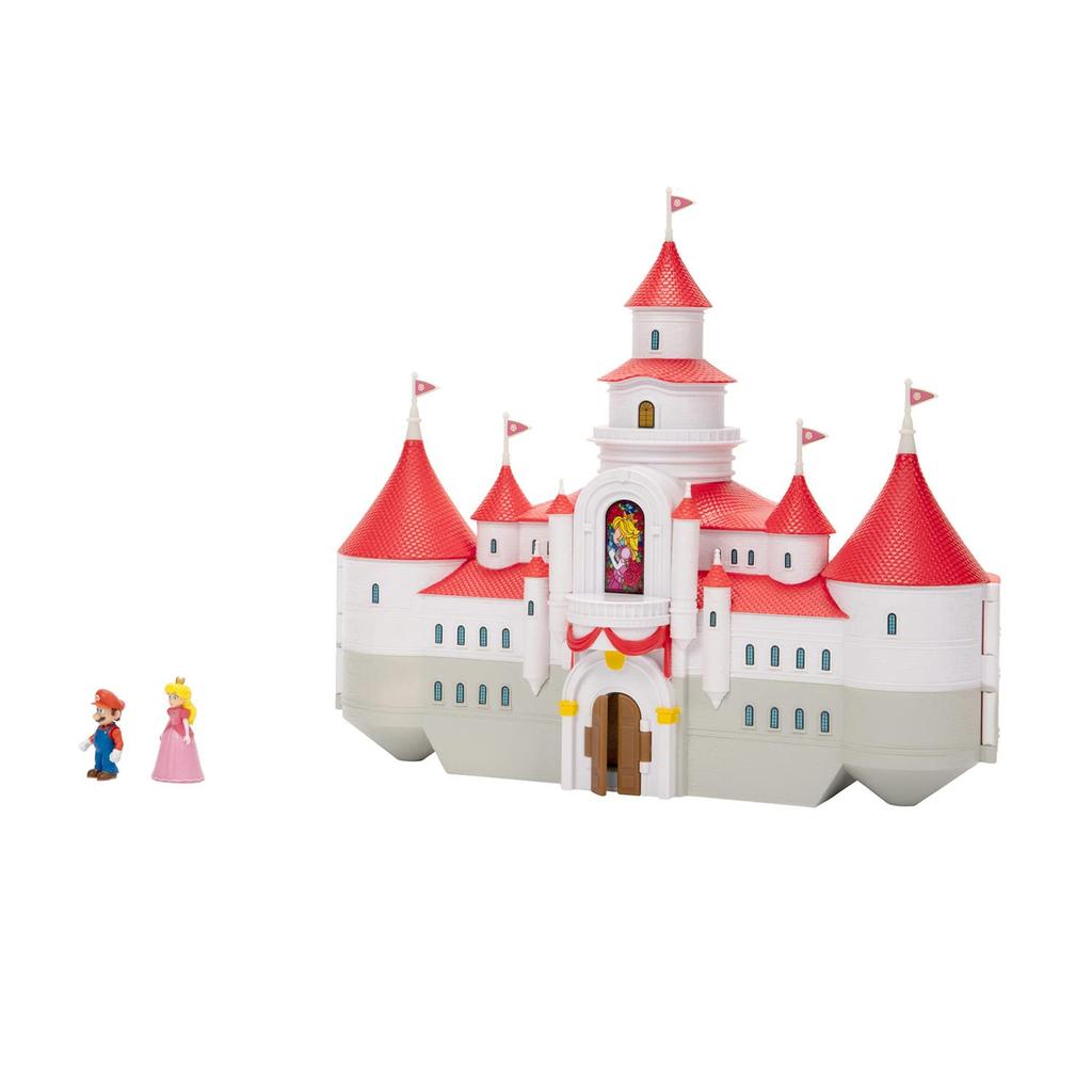 San-ei Boeki The Super Mario Bros. Movie DX Playset Peach's Castle W24.5×D9.5×H20.8cm Miscellaneous Goods TSM-13