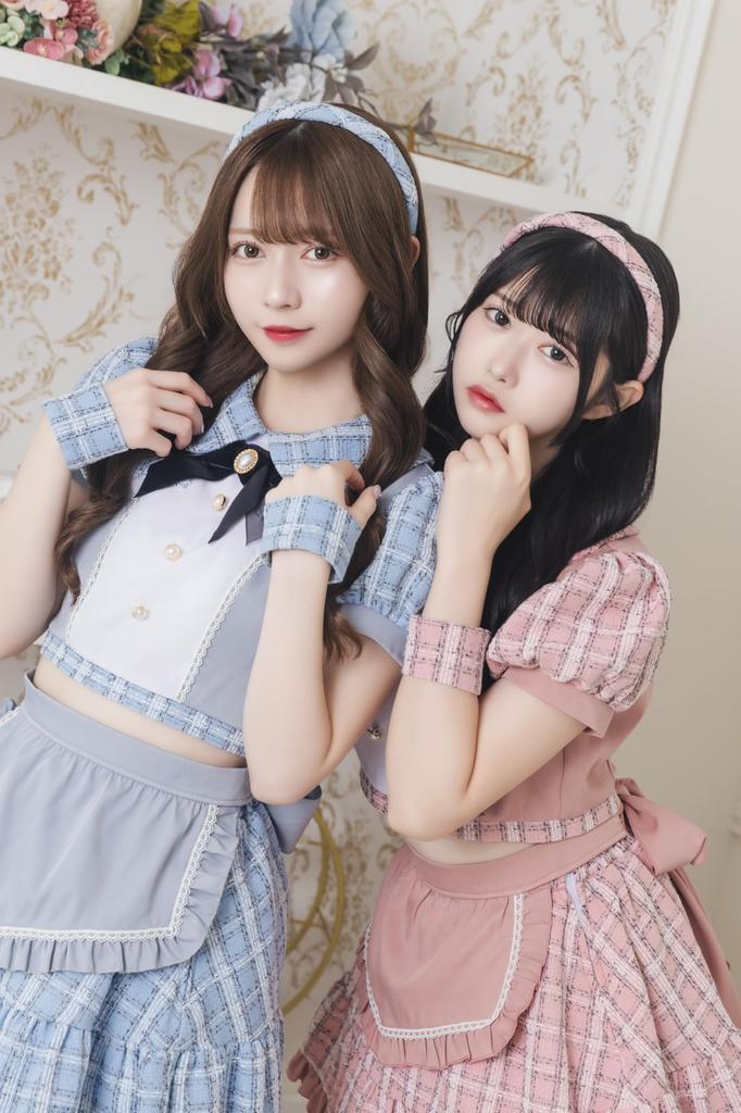 Clearstone Lyrical Palette Cosplay Halloween Idol Tweed Maid JamsCollection Women's Pink