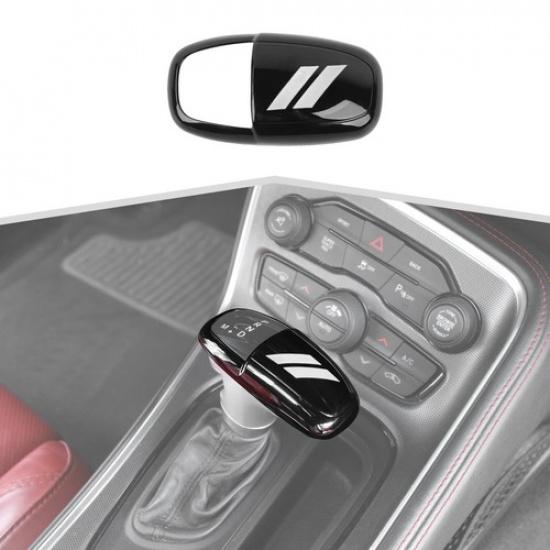 Interior Gear Shift Knob Cover Trim Accessories For Dodge Charger 15+Durango18+