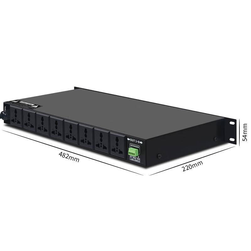 SHILE Professional 8-Channel Audio Power Sequencer Controller YW-9