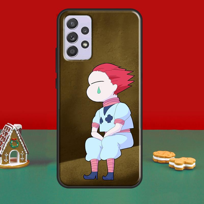 Hunter Anime Hisoka Pouzdro Pro Samsung A52S A12 A32 A42 A52 A72 A51 A71 A31 A11 A40 A50 A70 A21S Kryt Telefonu