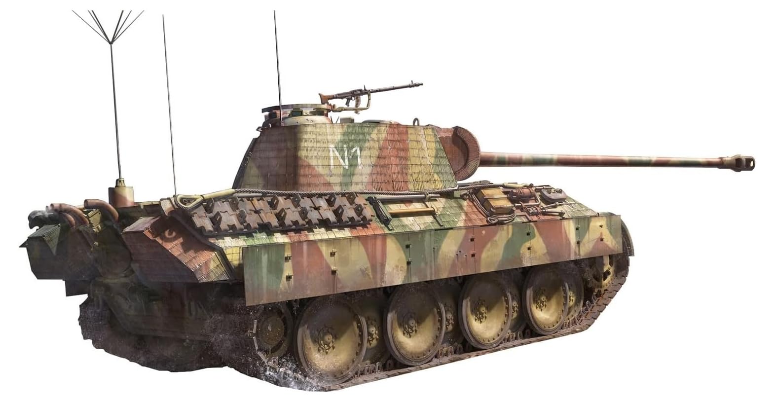 

Takom Немецкая армия Пантера А Поздний тип 2 в 1 Пластиковая модель TKO2176 1/35 (Sd.Kfz.171/268)