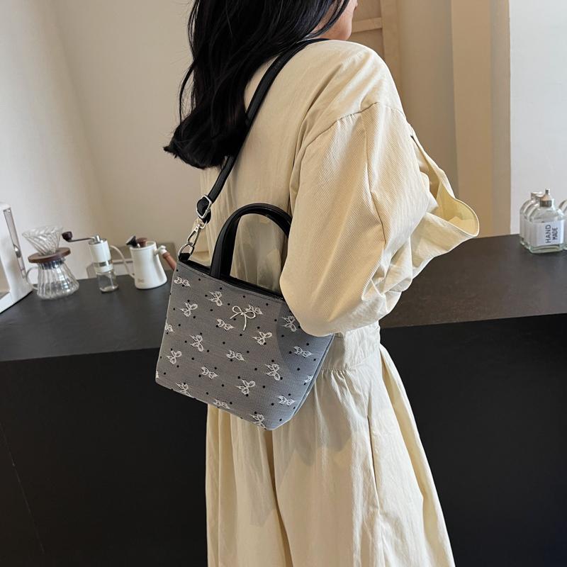 Женская холщовая сумка через плечо — фото 4