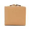 Women's Creative Iron Clip Wallet, High-End Mini Handheld Coin Bag with Light Gold Edges, Simple and Detachable Design