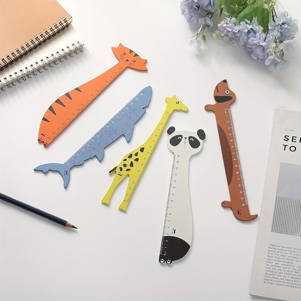 Practical Animal Shaped Ruler Fun Design Practical Measuring Tools Student Supplies