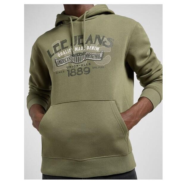 Толстовка с капюшоном Lee BIG LOGO HOODIE