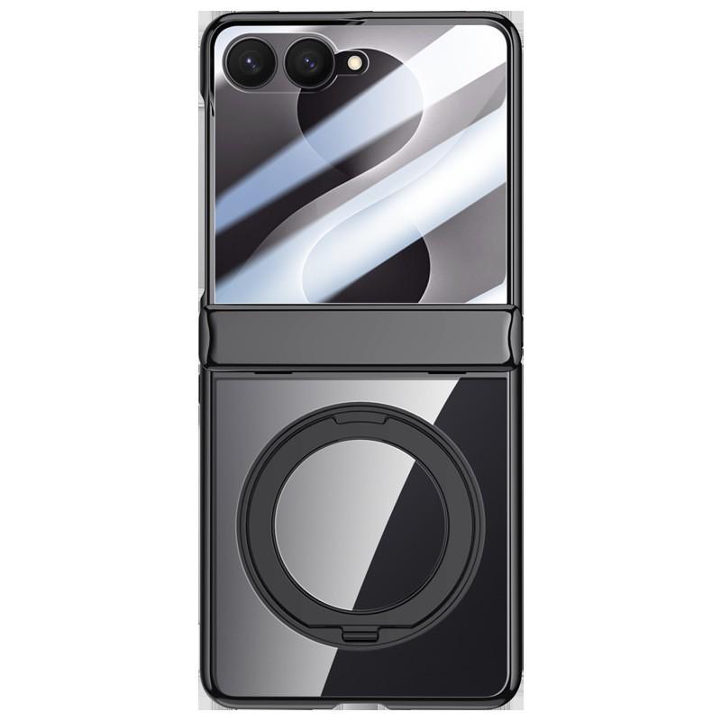 Galaxy Z Flip 8 Hülle mit 360° drehbarem magnetischem Ständer Scharnier Anti-Rutsch-PC-Schale 7