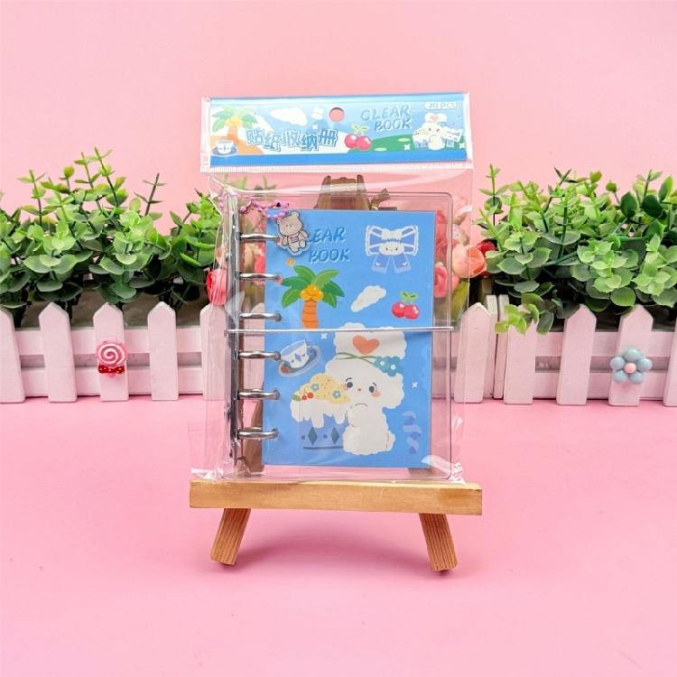 Creative Flip Top Sticker Book Anti Wrinkle Spirals Binding Stickers Collecting Book For Elementary Pupils Sticker Album