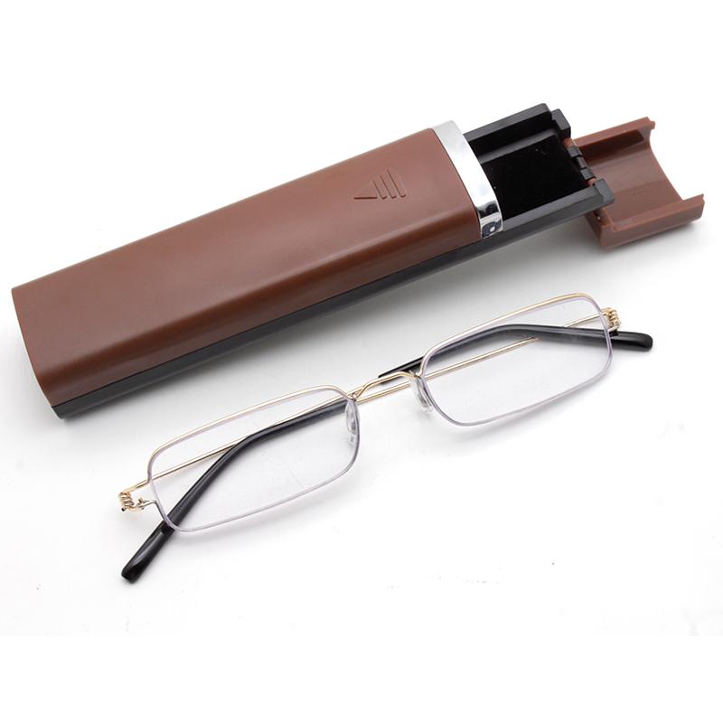 

High-End Ultra-Light Screwless Design Fine Thread Lightweight Super Elastic High-Definition Blue Light Blocking Reading Glasses +3.5